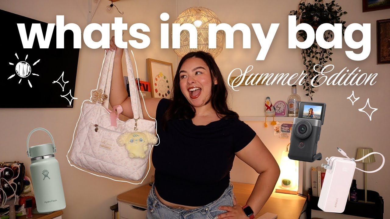 What's in my bag summer edition ☀️ 🎀  everyday essentials