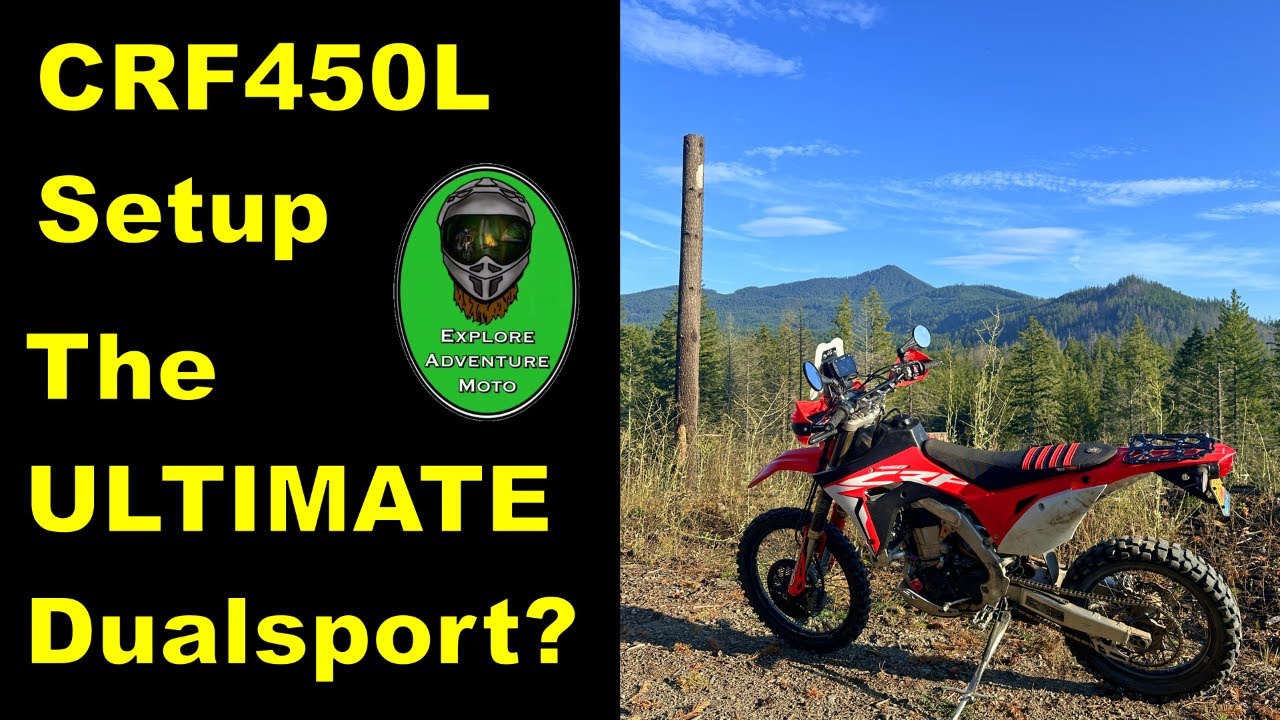 Honda CRF450L. Является ли он лучшим мотоциклом двойного назначения: лёгким байком для активного ...