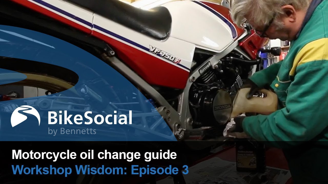 How to change a motorcycle oil and filter - Workshop Wisdom