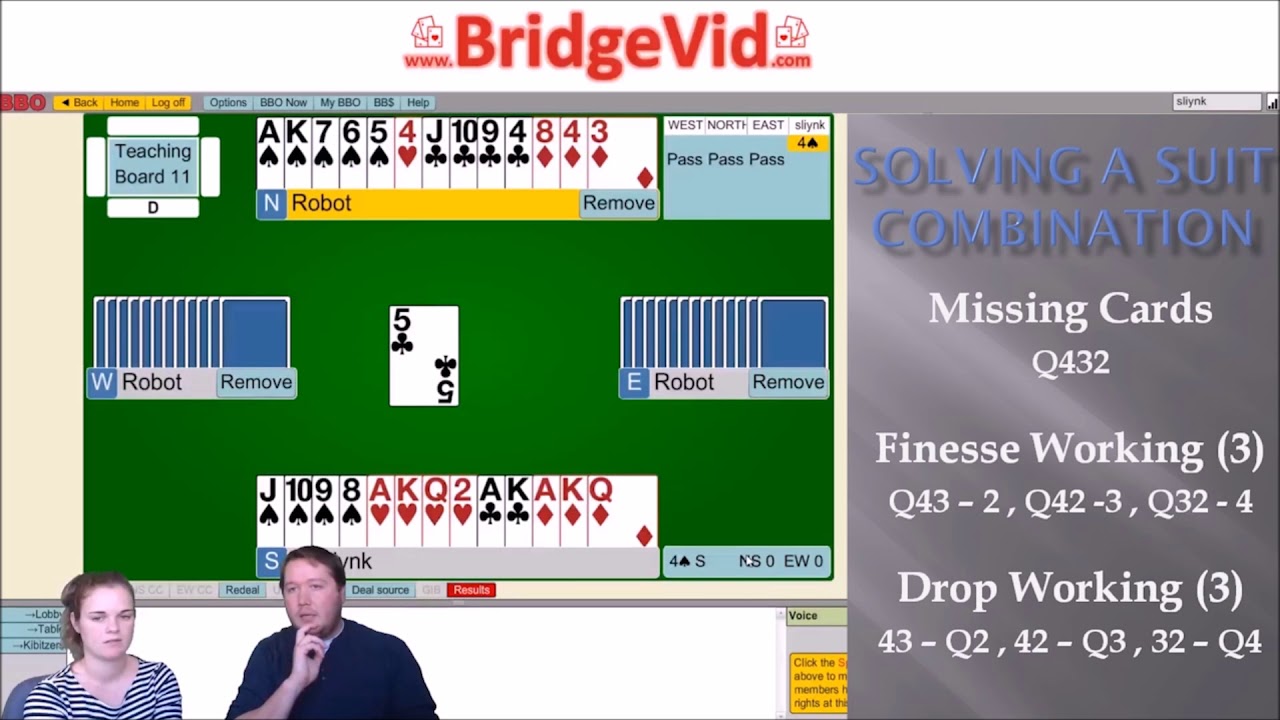 How To Solve A Suit Combination - Reboot Your Bridge #4 - Learn The Fundamentals