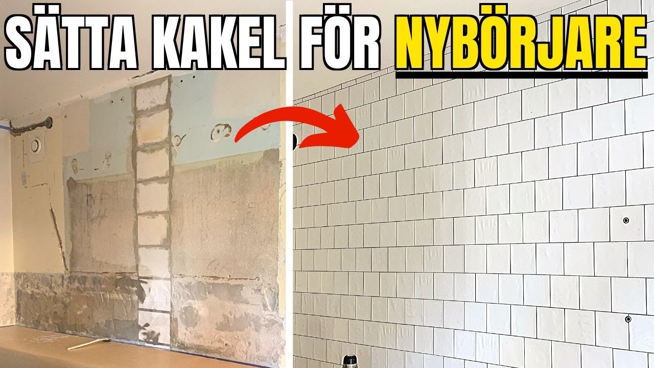 köksrenovering| Hur Kaklar man Kök - Gör det själv [Steg för Steg]