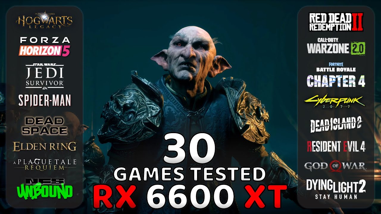 30+ Games🔥 | AMD Radeon RX 6600 XT 8GB - Test In 2023 at 1080P