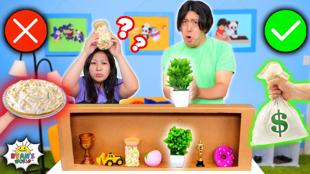Guess the Mystery Item Games and Challenges with Ryan's World!