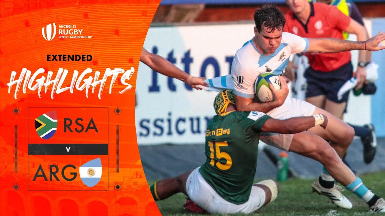 JUBILANT Junior Boks | South Africa v Argentina | World Rugby U20 Championship | Extended Highlights