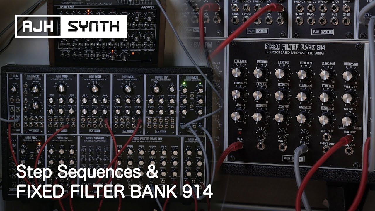 Step Sequencer & Fixed Filter Bank 914 - An alternative to a VCF for sculpting sequences