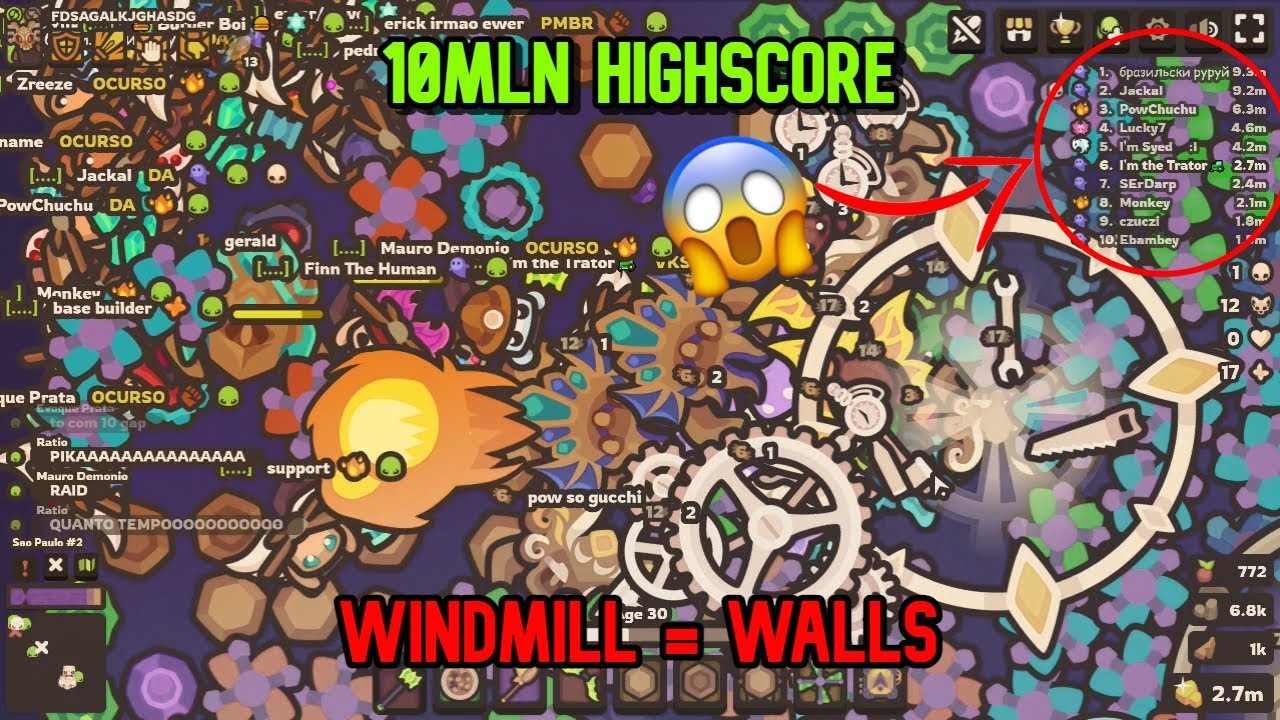 [TAMING.IO] AFTER 30 HOURS THE BASE BECAME A LEECH ZONE!