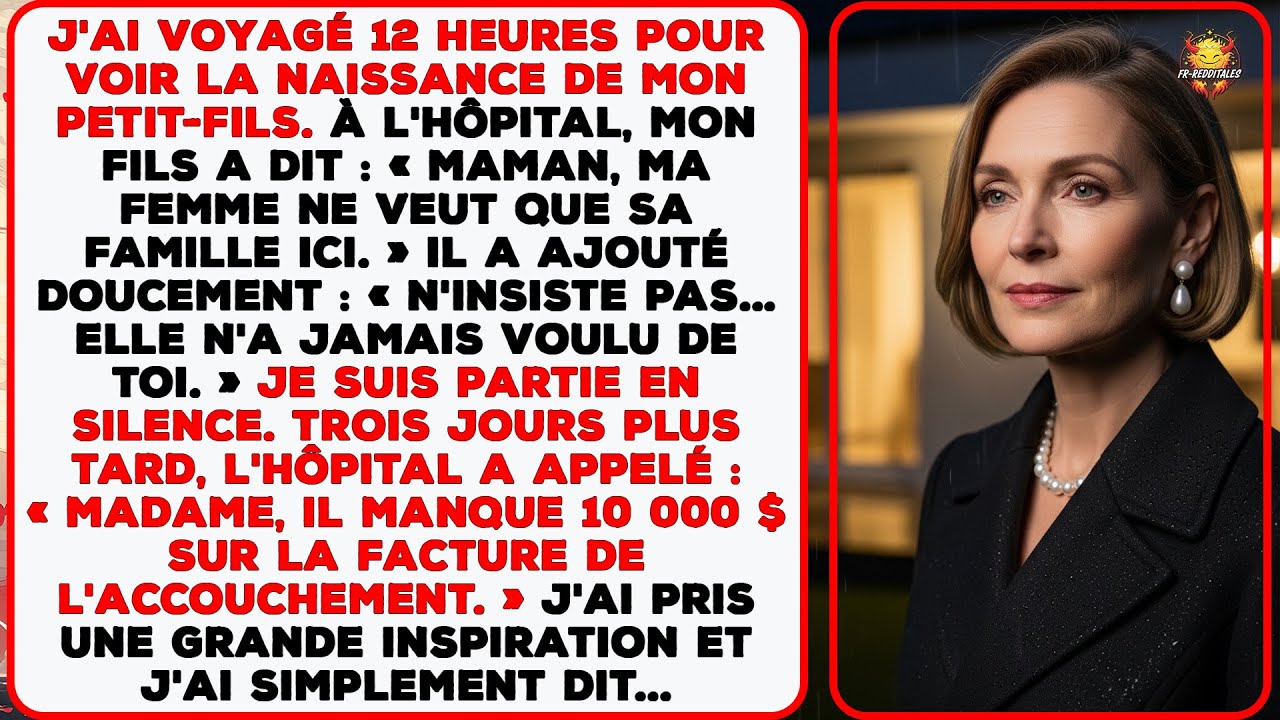 Mon fils m'a mise à la porte à la naissance de mon petit-fils : « Elle ne veut que la famille. »