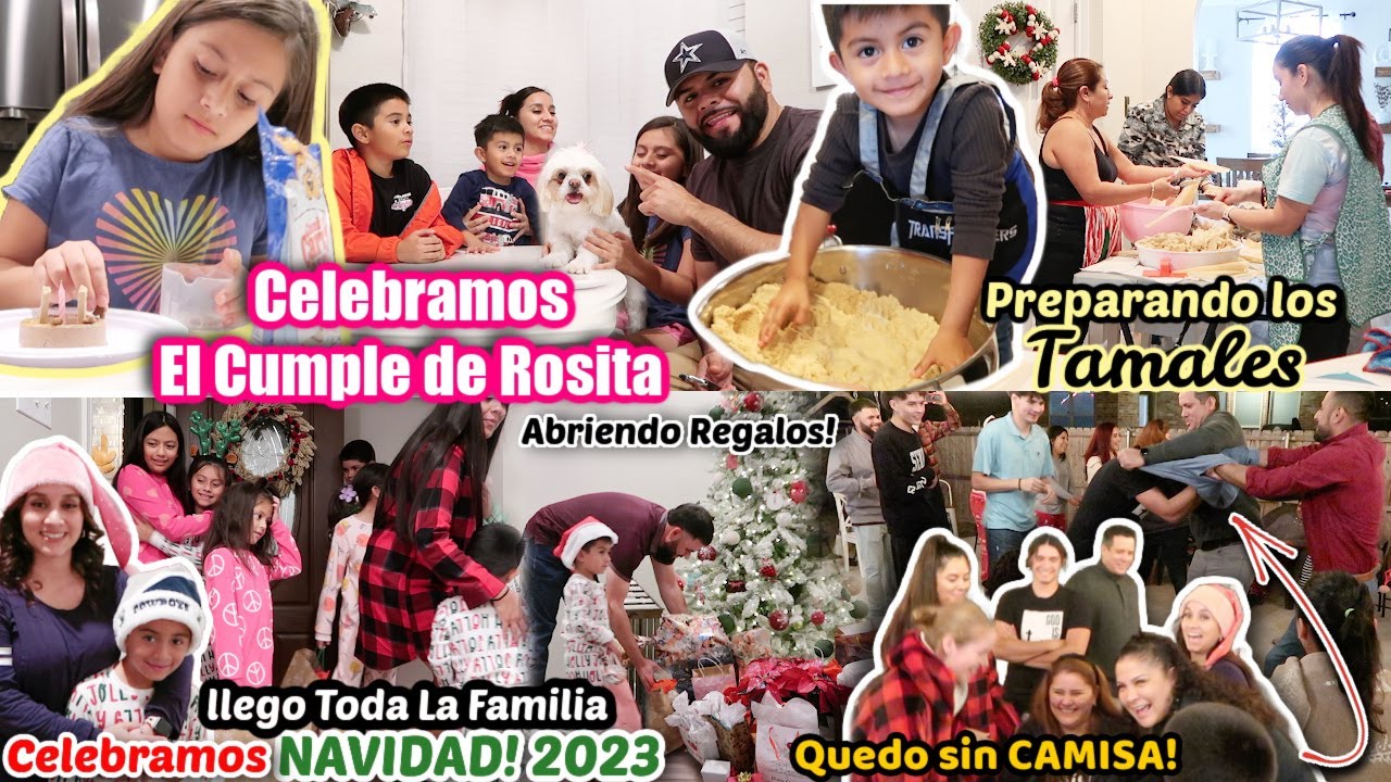 Se LLENO Nuestra CASA de Familia‼️| LO hicimos POR PRIMERA VEZ |Quedo sin CAMISA🤣| ABRIMOS REGALOS