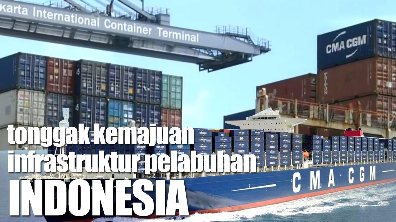 CMA CGM Kapal Peti Kemas Raksasa Perancis yang Sandar Di Tanjung Priok