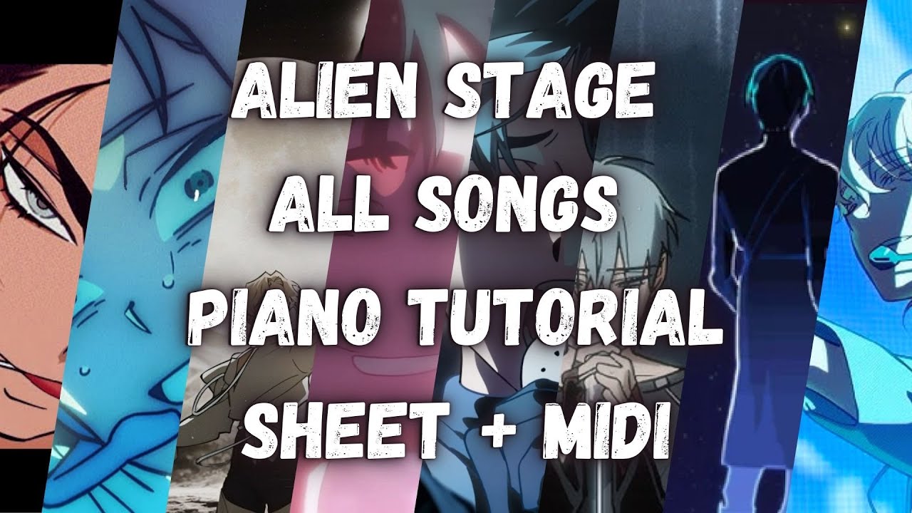🎹 Alien Stage Piano Medley | SHEET + MIDI 🎼#piano #alienstage