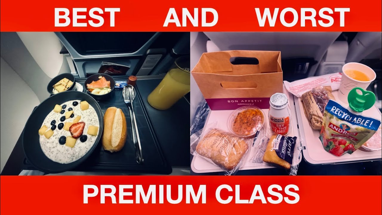BEST AND WORST PREMIUM CLASS | KLM's Premium Comfort Economy is definitely better. #premiumclass