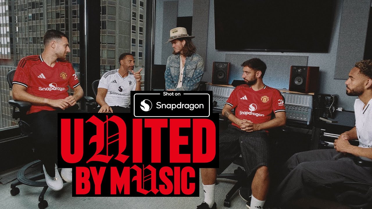 Rio & Man Utd Players Meet Kaleo Frontman 🎶🤝