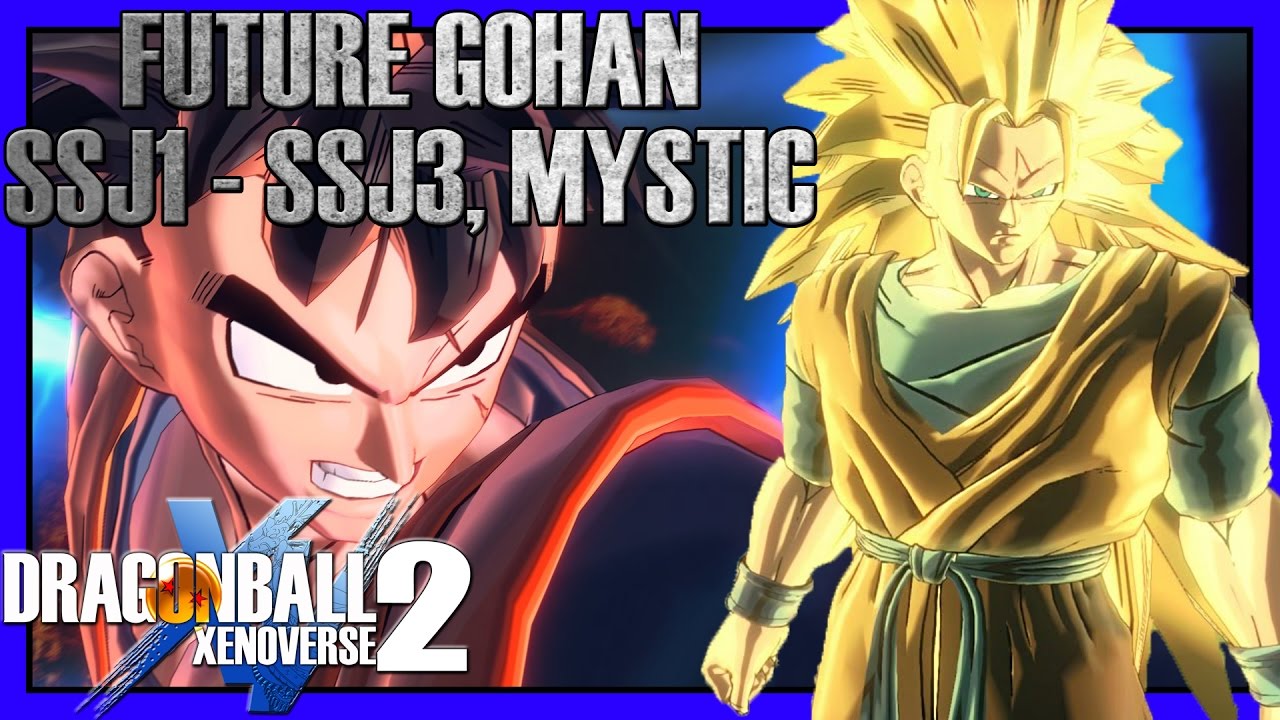 Future Gohan SSJ, SSJ2, SSJ3, Mystic | Xenoverse 2 Character Mods