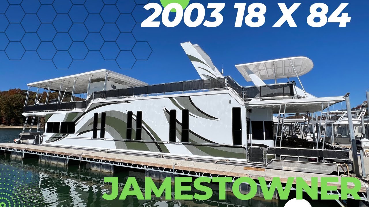 2003 18 x 84 Jamestowner Houseboat for sale, Dale Hollow Lake