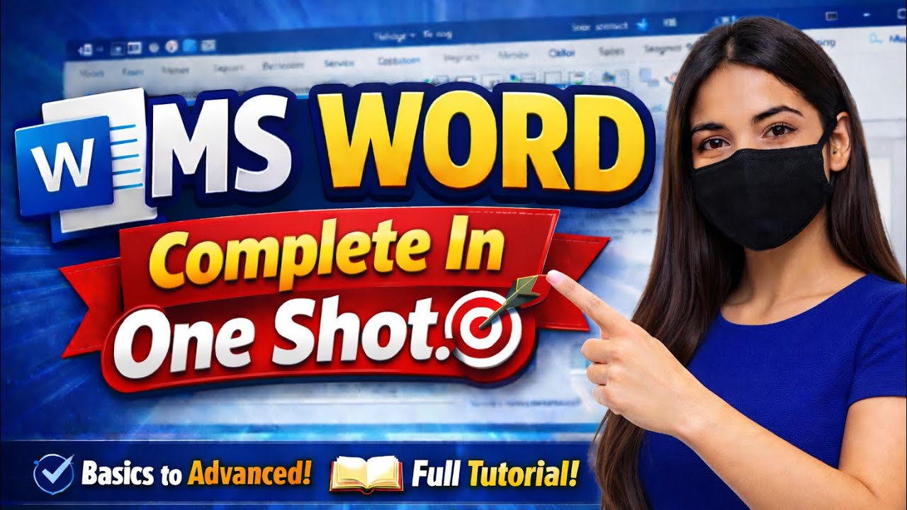 MS Word Full Course In Just 80 Minutes | Beginner To Advance | MS Word One Shot Tutorial
