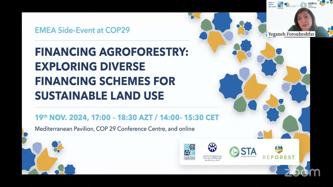 COP29 - Financing Agroforestry: Exploring Diverse Financing Schemes for Sustainable Land Use