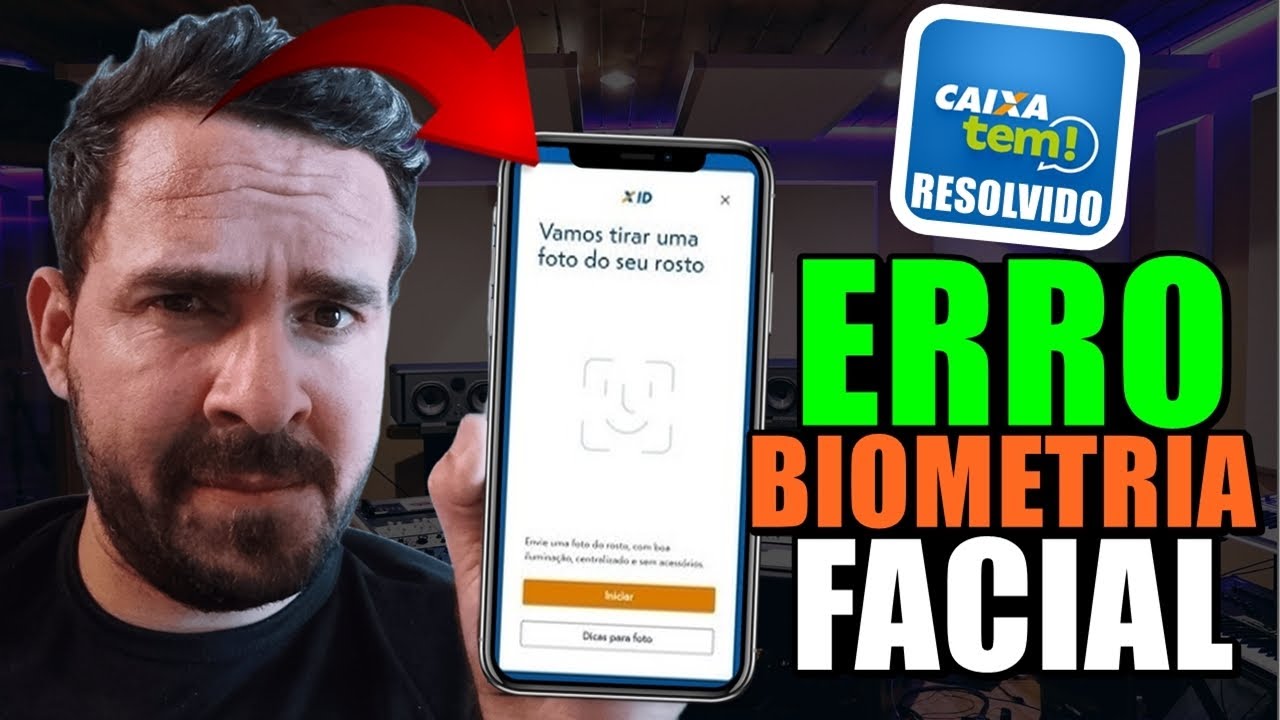 ERRO na BIOMETRIA FACIAL no CAIXA TEM? Aprenda a RESOLVER!