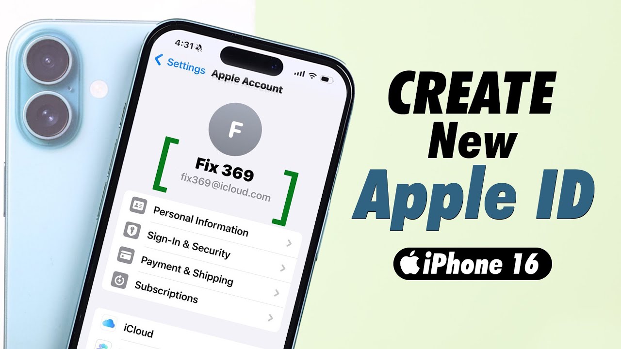 How to Create a New Apple ID on iPhone 16&rsquo;s! [Step-by-Step Setup]