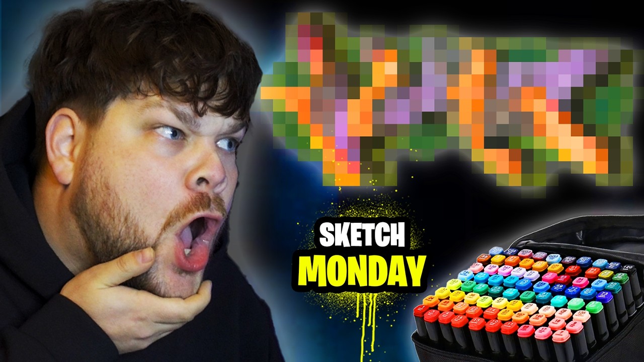 GRAFFITI MALEN mit ZUSCHAUERN | Sketch Monday