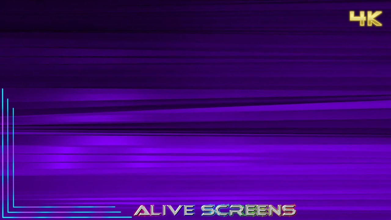 Purple Minimalist Line Background Loop 4K UHD Ambient TV Visual