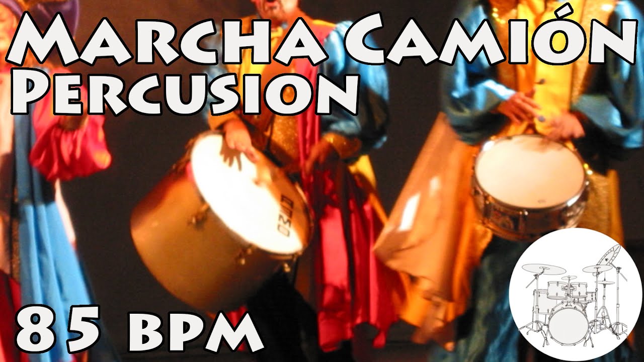 Ritmo Para Tocar Marcha Camión 85 bpm :: Play along drums Marcha Camión 85 bpm