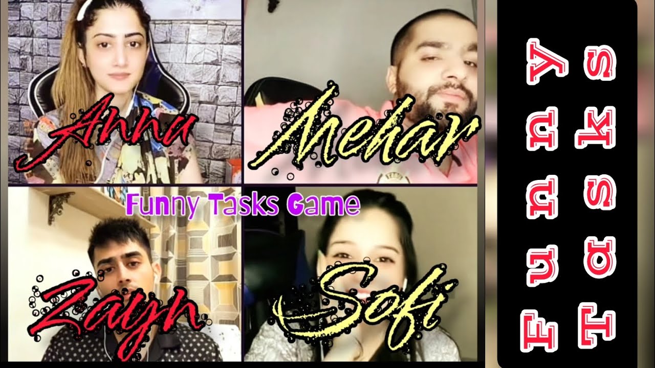 Zayn Shah Sofi Annu and Mehar | Funny Video with Interesting Tasks | Tiktok Live Video #tiktoklive