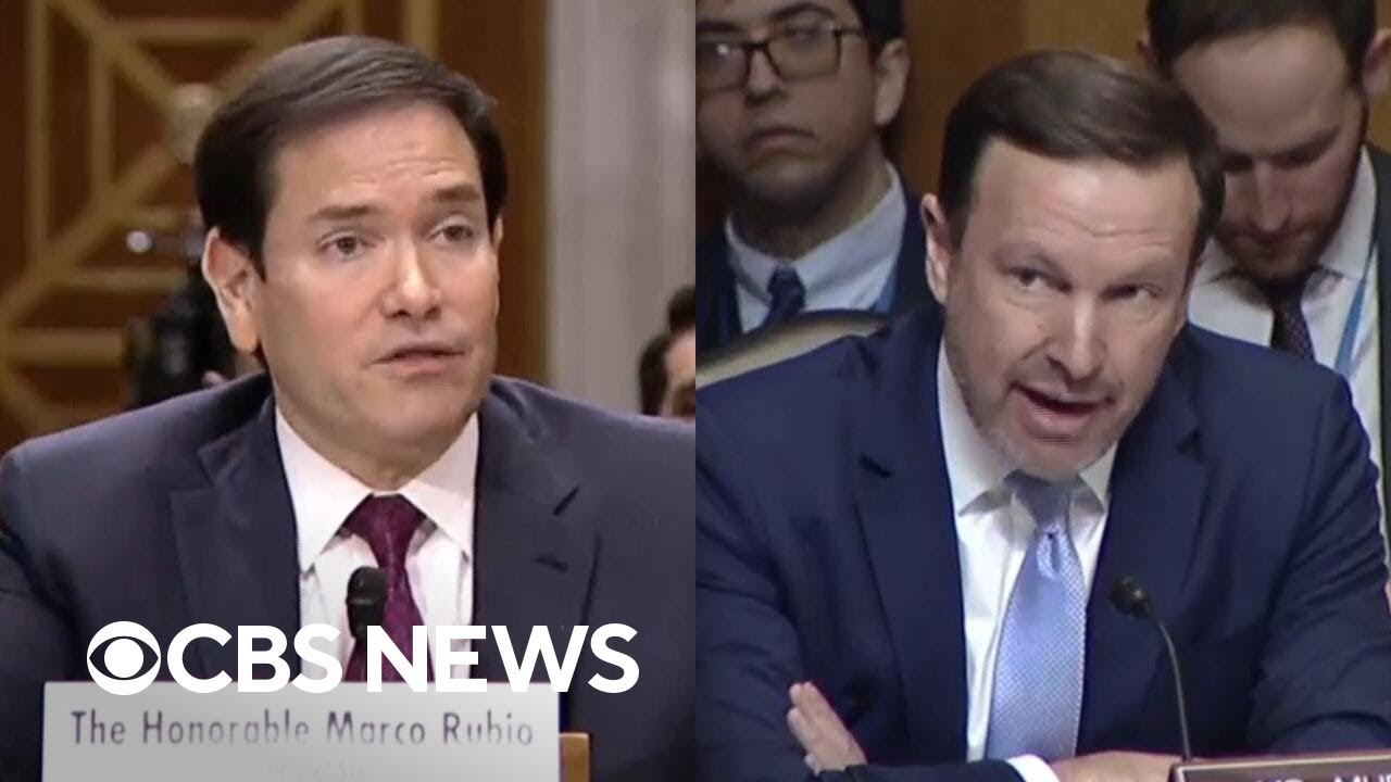 Watch: Sen. Murphy presses Rubio on Venezuela timeline, U.S. military presence