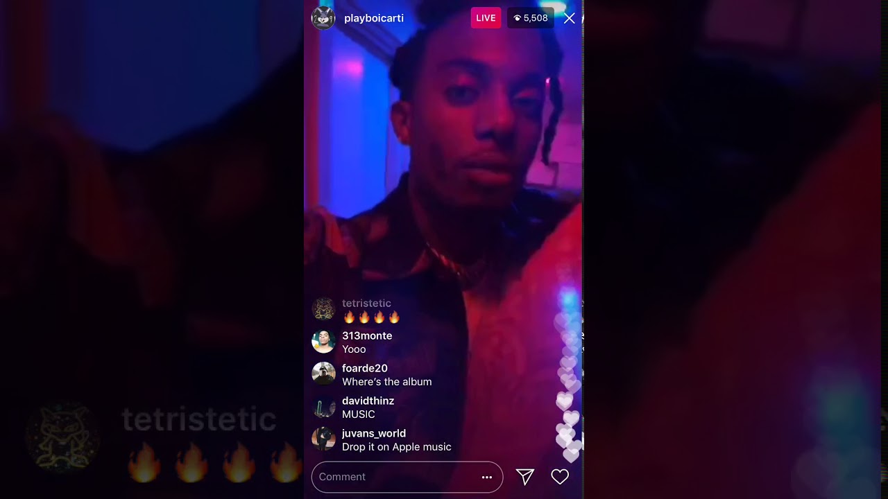 PlayBoi Carti Playing New Album *Rare*