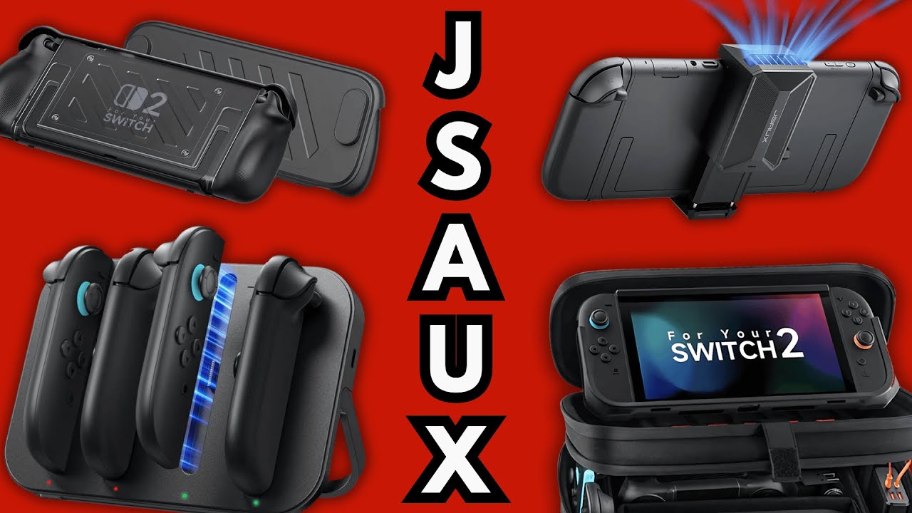 Необходимые аксессуары для Nintendo Switch 2 от JSAUX