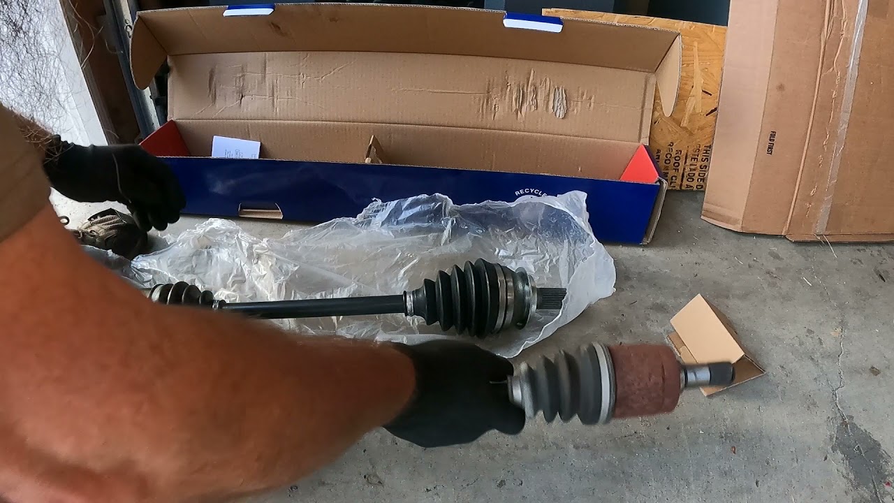 2012 Honda Fit driver side CV axle replacement
