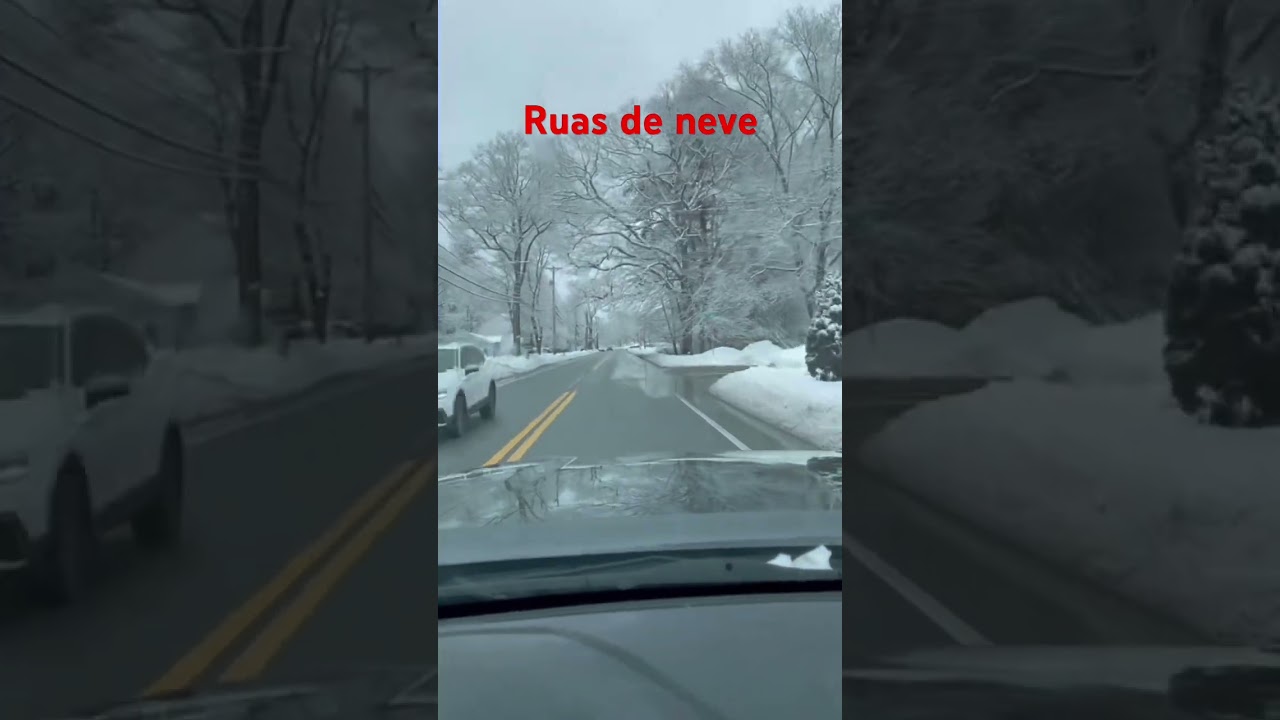 Ruas de neve #snow #americasnews #public #comunidad