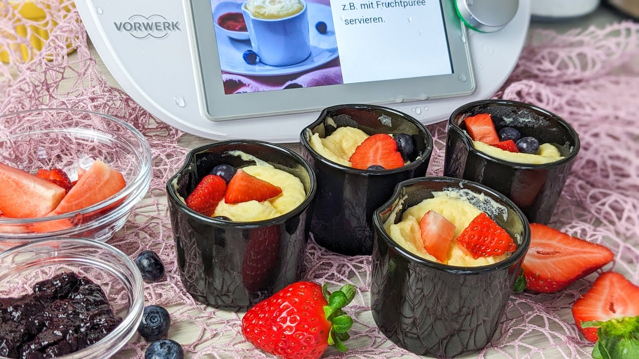 Zarte Quark Souffl&eacute;s: Himmlischer Genuss aus dem Varoma