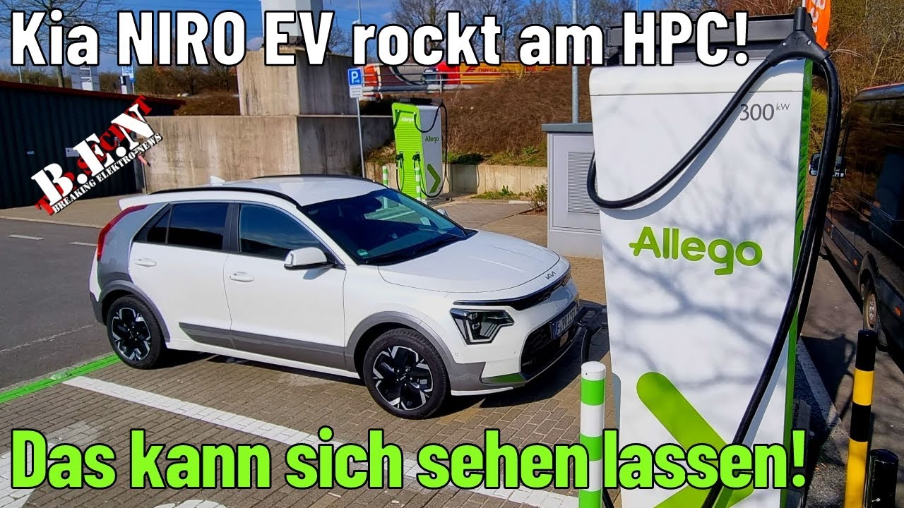Kia NIRO EV am HPC: Das kann sich durchaus sehen lassen 👍