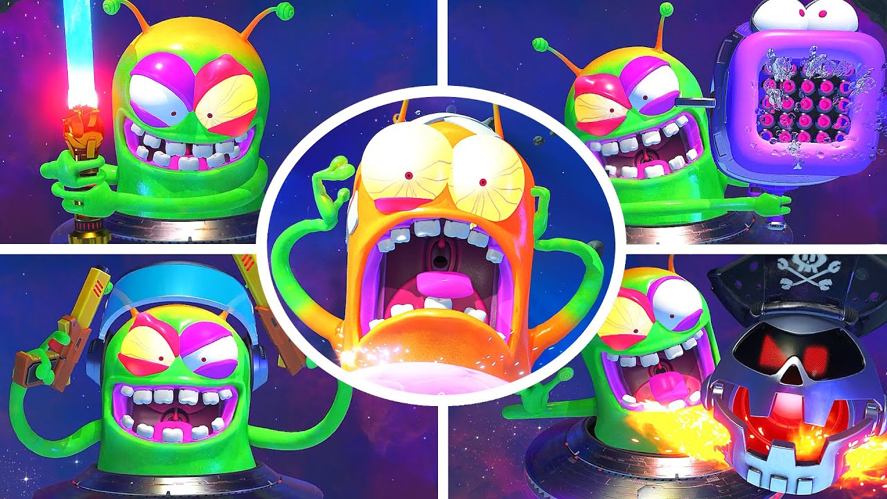 ASTRO BOT - All Space Bully Nebulax Power-Up Attacks