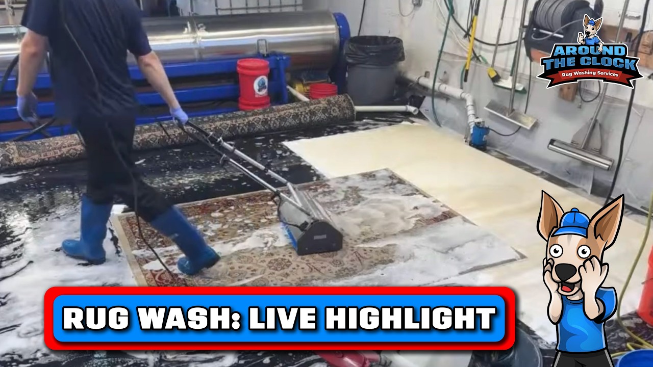 SO MUCH URINE! | LIVE Rug Cleaning Highlight