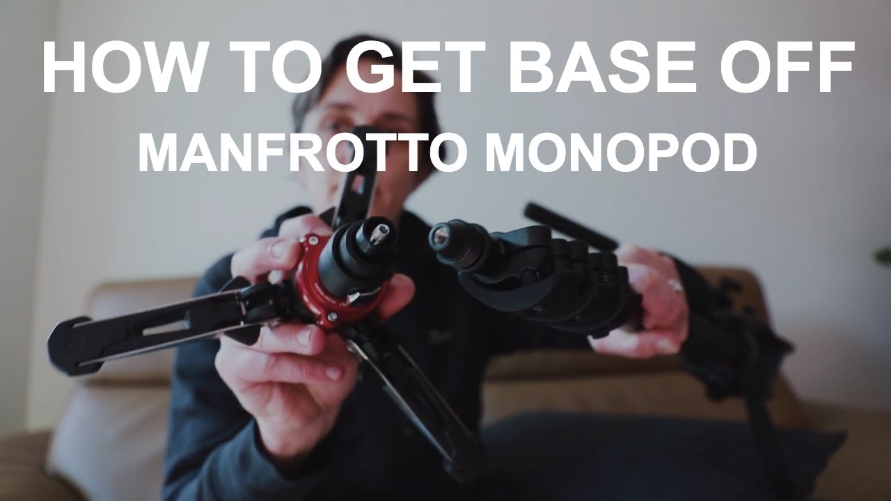 How to REMOVE fluid BASE from Manfrotto XPRO MONOPOD