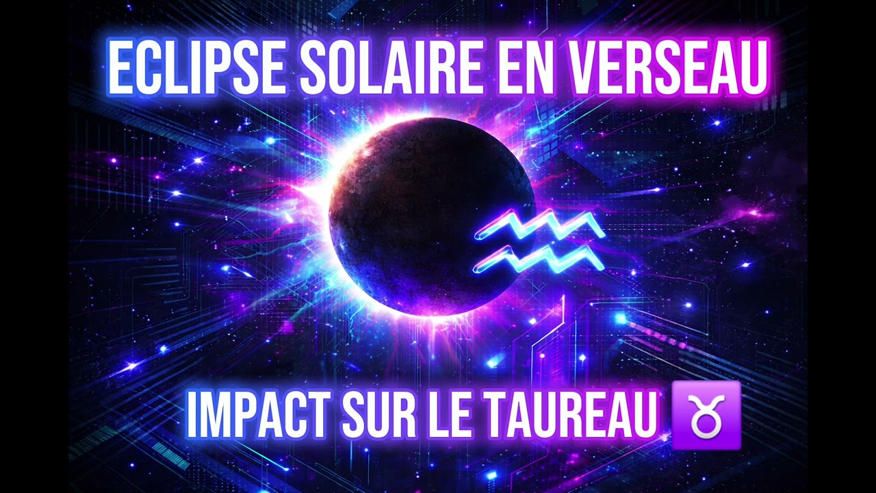 TAUREAU I ECLIPSE SOLAIRE EN VERSEAU