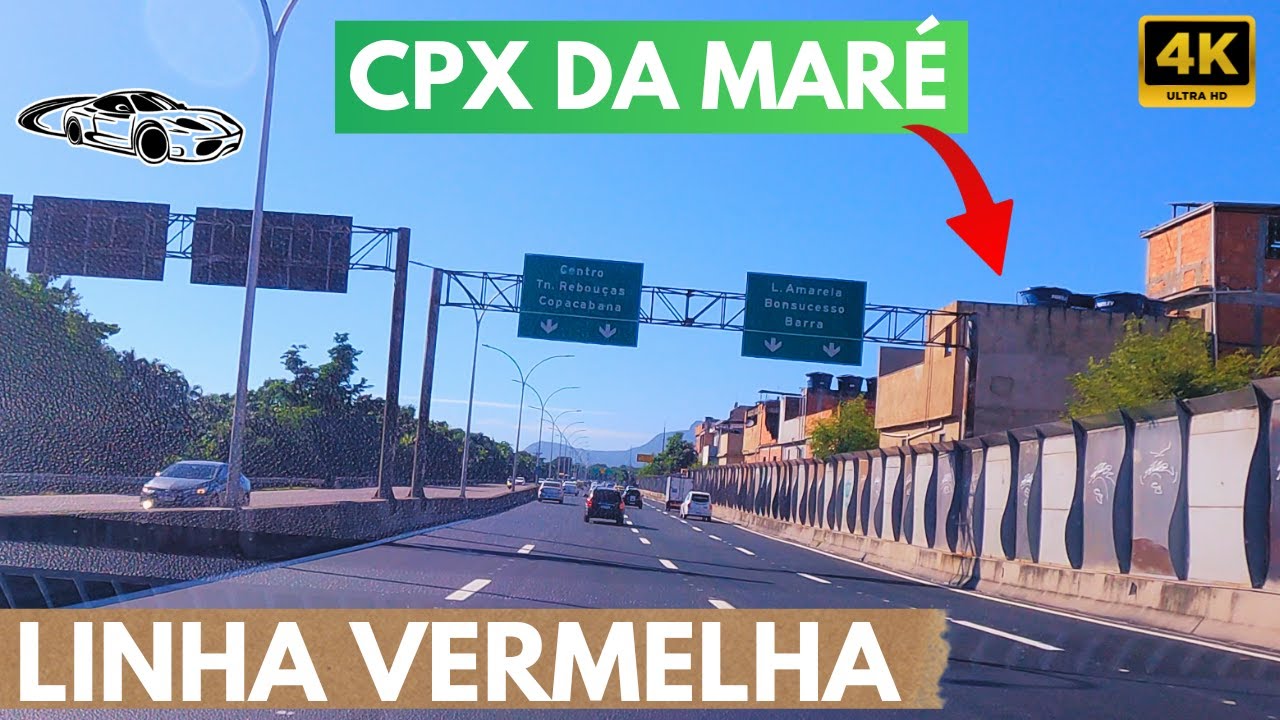 LINHA VERMELHA: Dirigindo da Ilha do Governador até Tijuca | Zona Norte do Rio de Janeiro - RJ