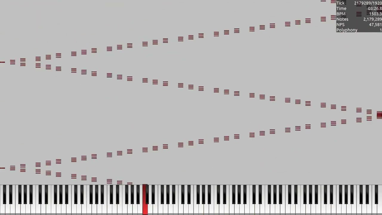 [Nut MIDI] colossal.mid - 2.01 Billion Notes (UMP Render)