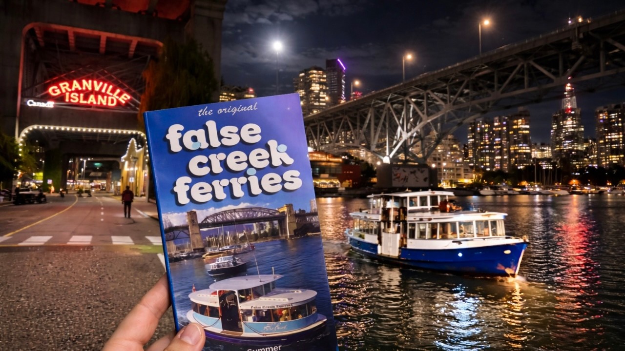 🇨🇦False Creek Ferries - Granville Island - Vancouver, BC, Canada |Hidden Gem Of Canada | Haya Vlog