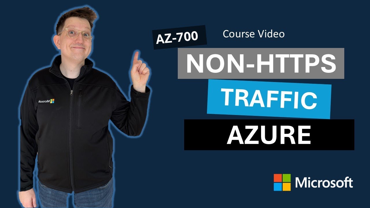 Load balance non-HTTP(S) traffic in Azure AZ-700