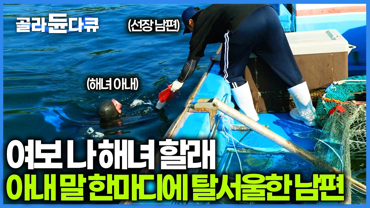 해녀 되고 싶다는 아내 말 한마디에 잘 다니던 서울 직장 그만두고 귀어했다. 무작정 저질렀지만 더할 나위 없이 행복하다.ㅣ강원 고성 해녀❤️선장 부부ㅣ한국기행ㅣ#골라듄다큐