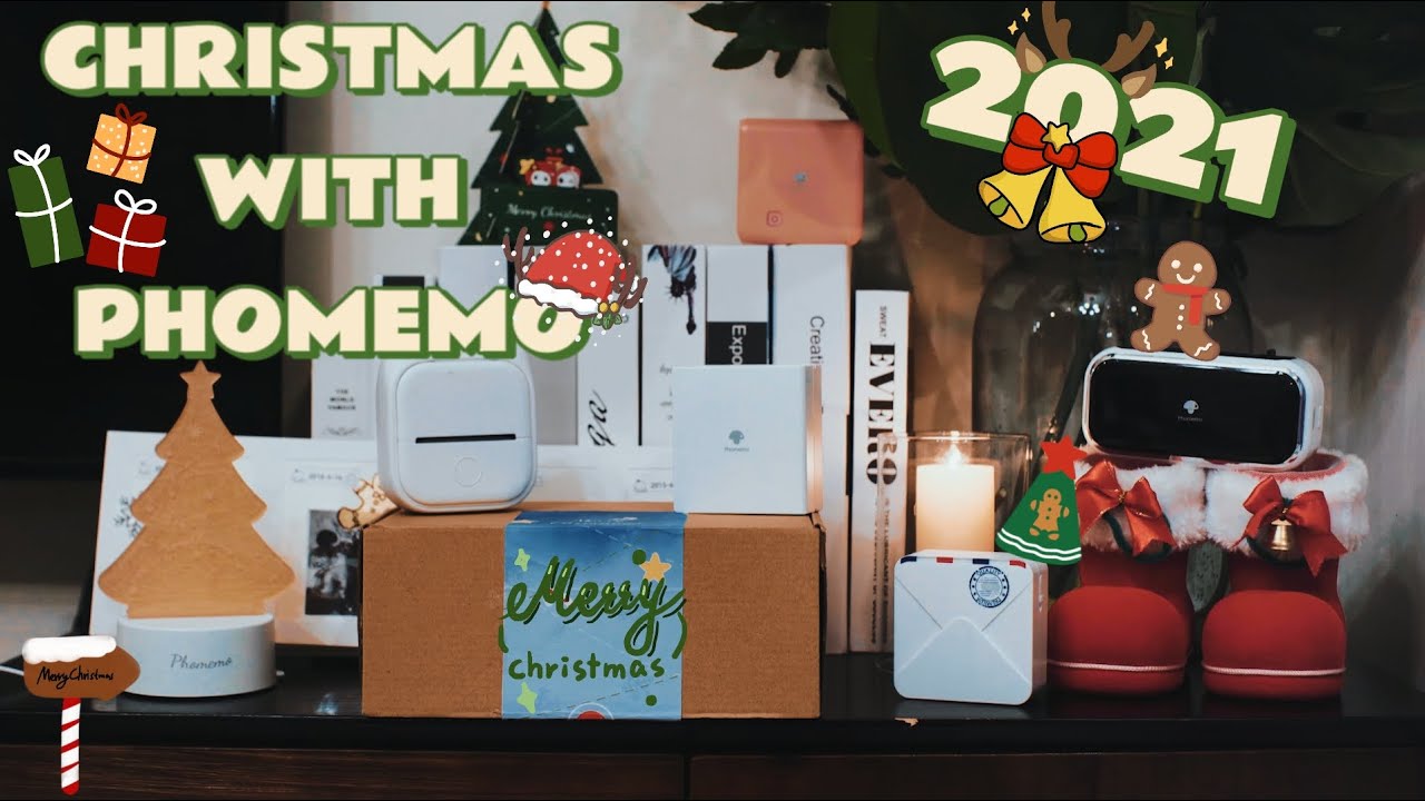 Phomemo Christmas Gift Idea丨Christmas Card & Gift Warp & Decoration with Phomemo Thermal Printers