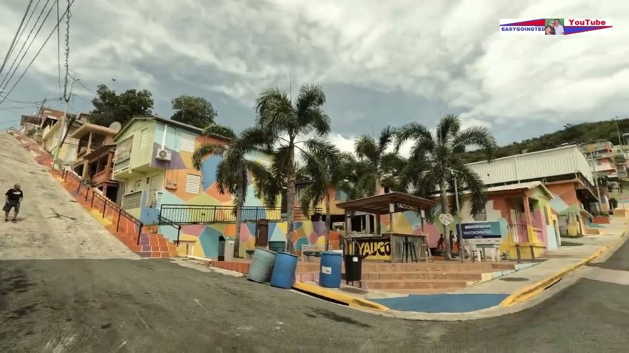 Yauco-P.R.:Vista Del Pueblo y Sus Calles