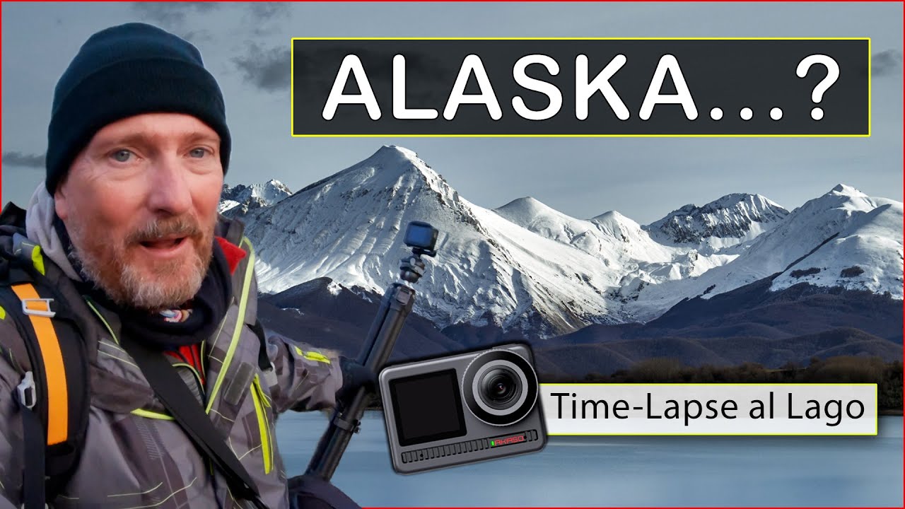 Sembra l'ALASKA: timelapse con AKASO Brave 8 al Lago di Campotosto - Abruzzo