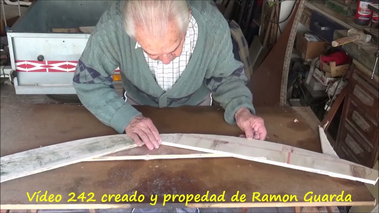 Cómo hacer una cimbra de madera para construir una bóveda de cañón vídeo nº 242