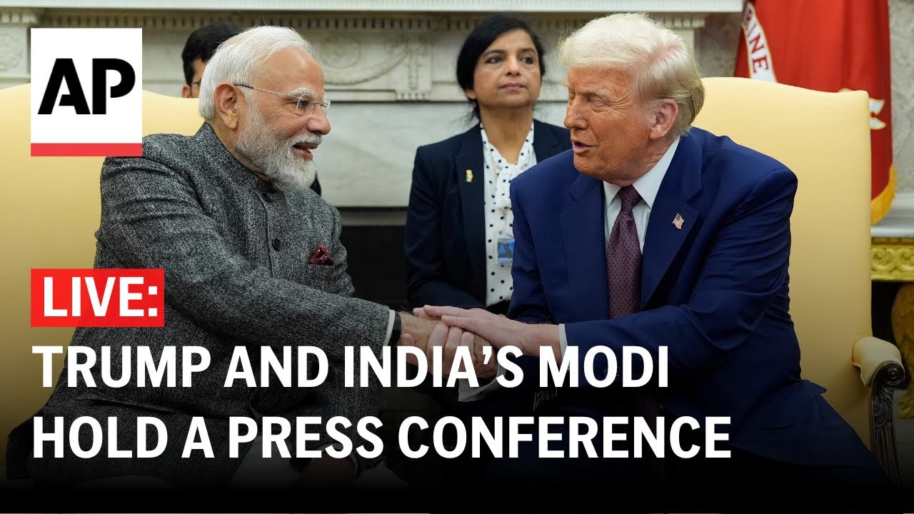 LIVE: Trump and India's Modi hold a press conference