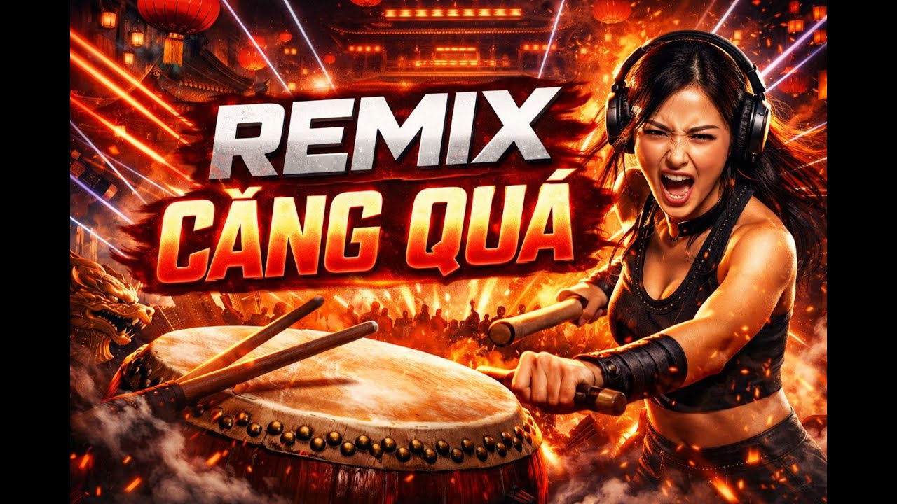 REMIX CĂNG QUÁ – TRỐNG ĐÁNH NÁT LOA