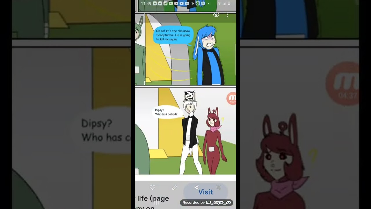 reading slendytubbie comic dubs voice over or voice reveal