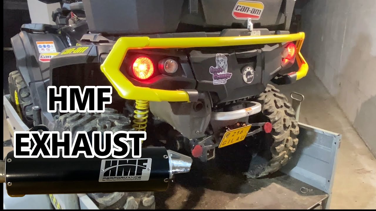 HMF 💢ATV SPORT EXHAUST   💢CANAM 1000 UPGRADE